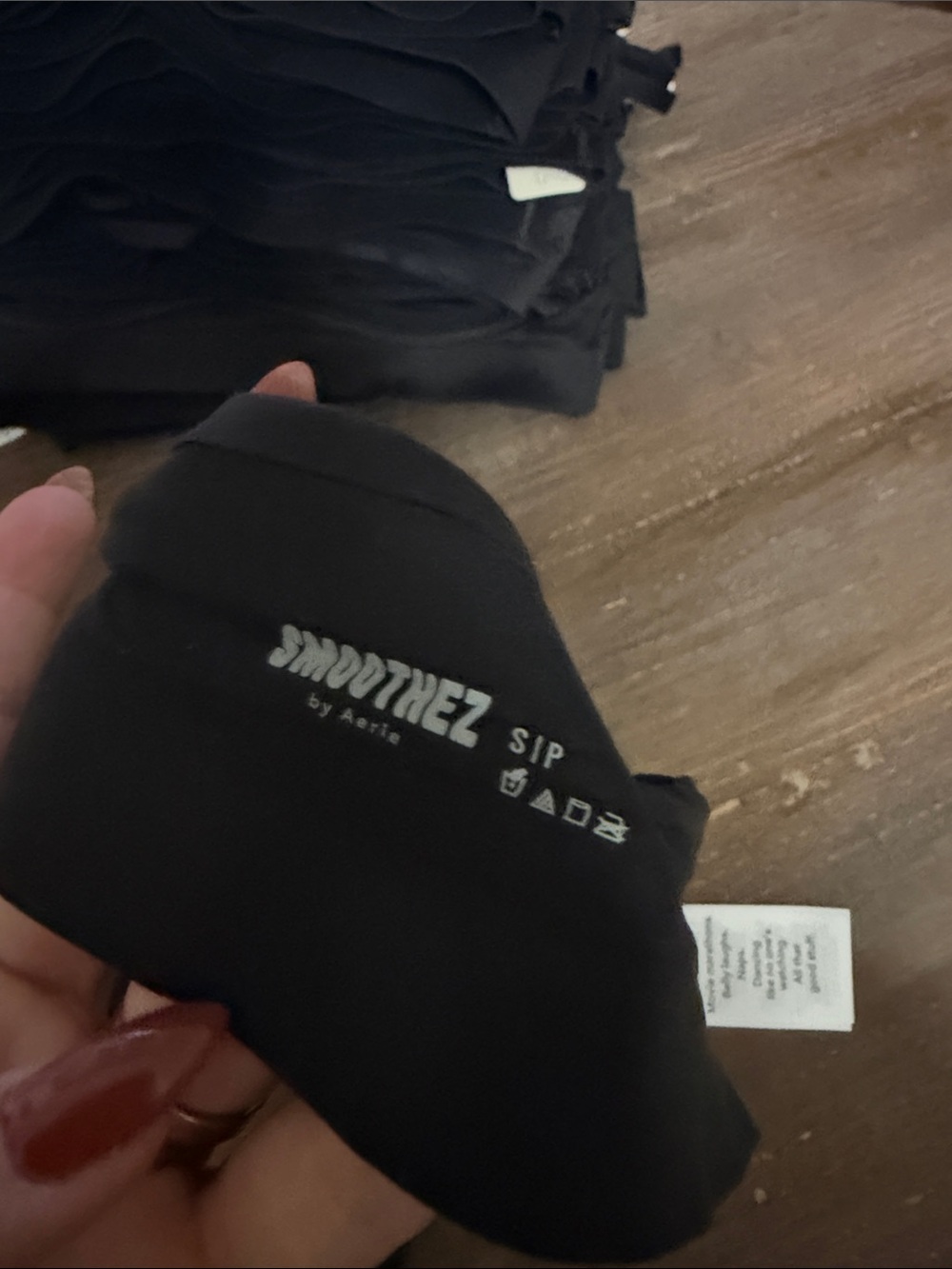 Aerie smoothez sheer black bralette - Picture 5 of 5